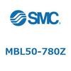 MBL50-780Z 標準角形カバーエアシリンダ/複動・片ロッド MB-Zシリーズ MB SMC 49186183