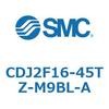 CDJ2F16-45TZ-M9BL-A 標準丸形エアシリンダ/単動・押出し、引込み CJ2-Zシリーズ SMC 49191738