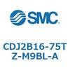 CDJ2B16-75TZ-M9BL-A 標準丸形エアシリンダ/単動・押出し、引込み CJ2-Zシリーズ SMC 49191765