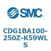 CDG1BA100-250Z-K59WLS �W���ی`�G�A�V�����_/�����E�Ѓ��b�h CG1�V���[�Y CDG1BA100 SMC 49192255