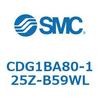 CDG1BA80-125Z-B59WL 標準丸形エアシリンダ/複動・片ロッド CG1シリーズ CDG1BA80 SMC 49208556