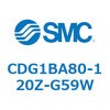 CDG1BA80-120Z-G59W 標準丸形エアシリンダ/複動・片ロッド CG1シリーズ CDG1BA80 SMC 49208608