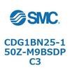 CDG1BN25-150Z-M9BSDPC3 標準丸形エアシリンダ/複動・片ロッド CG1シリーズ CDG1BN25 SMC 49215793