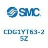 CDG1YT63-25Z 標準丸形エアシリンダ/複動・片ロッド CG1シリーズ CDG1Y SMC 49264093