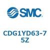 CDG1YD63-75Z 標準丸形エアシリンダ/複動・片ロッド CG1シリーズ CDG1Y SMC 49264102