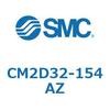 CM2D32-154AZ 標準丸形エアシリンダ/複動・片ロッド CM2-Zシリーズ CM2D SMC 49300642