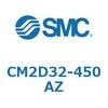CM2D32-450AZ 標準丸形エアシリンダ/複動・片ロッド CM2-Zシリーズ CM2D SMC 49301087