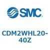CDM2WHL20-40Z 標準丸形エアシリンダ/複動・両ロッド CM2W-Zシリーズ CDM2W SMC 49311946