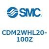 CDM2WHL20-100Z 標準丸形エアシリンダ/複動・両ロッド CM2W-Zシリーズ CDM2W SMC 49312052