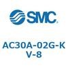 AC30A-02G-KV-8 ���W�����^�C�vFR.L.�R���r�l�[�V����AC20A-A�`AC40A-A SMC 50722411