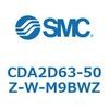 CDA2D63-50Z-W-M9BWZ �W���`�G�A�V�����_(�p�`�J�o�[)2�R�N���r�X�` CDA2D63-5 SMC 51033814