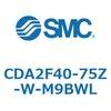 CDA2F40-75Z-W-M9BWL 標準形エアシリンダ(角形カバー)ロッド側フランジ形  CDA2F40-7 SMC 51062121