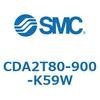 CDA2T80-900-K59W �W���`�G�A�V�����_(�p�`�J�o�[)�Z���^�g���j�I���` CDA2T80-9 SMC 51199513