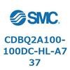 薄形エンドロックシリンダ(オートスイッチ付) CDBQ2A100 SMC