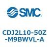 CDJ2L10-50Z-M9BWVL-A エアシリンダ 軸方向フート形 CDJ2L10-50 SMC 51887087