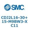 CDJ2L16-30+15-M9BW3-XC11 �G�A�V�����_ �������t�[�g�` CDJ2L16-30 SMC 51893913