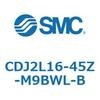 CDJ2L16-45Z-M9BWL-B エアシリンダ 軸方向フート形 CDJ2L16-45 SMC 51896031