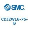 CDJ2WL6-75-B エアシリンダ/複動両ロッド CDJ2WL6 SMC 51917783