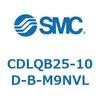CDLQB25-10D-B-M9NVL ロック付薄形シリンダ/複動・片ロッド(オートスイッチ付) CDLQB25 SMC 52034202