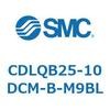 CDLQB25-10DCM-B-M9BL ロック付薄形シリンダ/複動・片ロッド(オートスイッチ付) CDLQB25 SMC 52034227