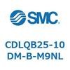 CDLQB25-10DM-B-M9NL ロック付薄形シリンダ/複動・片ロッド(オートスイッチ付) CDLQB25 SMC 52034245