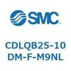 CDLQB25-10DM-F-M9NL ロック付薄形シリンダ/複動・片ロッド(オートスイッチ付) CDLQB25 SMC 52034254