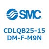 CDLQB25-15DM-F-M9N ロック付薄形シリンダ/複動・片ロッド(オートスイッチ付) CDLQB25 SMC 52034367