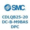 CDLQB25-20DC-B-M9BASDPC ロック付薄形シリンダ/複動・片ロッド(オートスイッチ付) CDLQB25 SMC 52034412