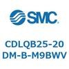 CDLQB25-20DM-B-M9BWV ロック付薄形シリンダ/複動・片ロッド(オートスイッチ付) CDLQB25 SMC 52034455