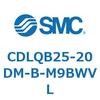 CDLQB25-20DM-B-M9BWVL ロック付薄形シリンダ/複動・片ロッド(オートスイッチ付) CDLQB25 SMC 52034464