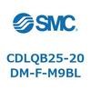 CDLQB25-20DM-F-M9BL ロック付薄形シリンダ/複動・片ロッド(オートスイッチ付) CDLQB25 SMC 52034473
