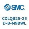 CDLQB25-25D-B-M9BWL ロック付薄形シリンダ/複動・片ロッド(オートスイッチ付) CDLQB25 SMC 52034482