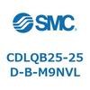 CDLQB25-25D-B-M9NVL ロック付薄形シリンダ/複動・片ロッド(オートスイッチ付) CDLQB25 SMC 52034516