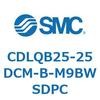 CDLQB25-25DCM-B-M9BWSDPC ロック付薄形シリンダ/複動・片ロッド(オートスイッチ付) CDLQB25 SMC 52034534