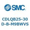 CDLQB25-30D-B-M9BWVS ロック付薄形シリンダ/複動・片ロッド(オートスイッチ付) CDLQB25 SMC 52034613