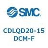 CDLQD20-15DCM-F ロック付薄形シリンダ/複動・片ロッド(オートスイッチ付) CDLQD20 SMC 52042943
