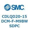 CDLQD20-15DCM-F-M9BWSDPC ロック付薄形シリンダ/複動・片ロッド(オートスイッチ付) CDLQD20 SMC 52042952