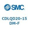CDLQD20-15DM-F ロック付薄形シリンダ/複動・片ロッド(オートスイッチ付) CDLQD20 SMC 52042977