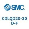 CDLQD20-30D-F ロック付薄形シリンダ/複動・片ロッド(オートスイッチ付) CDLQD20 SMC 52043013