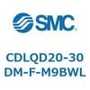 CDLQD20-30DM-F-M9BWL ロック付薄形シリンダ/複動・片ロッド(オートスイッチ付) CDLQD20 SMC 52043022