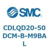 CDLQD20-50DCM-B-M9BAL ロック付薄形シリンダ/複動・片ロッド(オートスイッチ付) CDLQD20 SMC 52043056