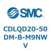 CDLQD20-50DM-B-M9NWV ロック付薄形シリンダ/複動・片ロッド(オートスイッチ付) CDLQD20 SMC 52043092