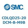 CDLQD25-20DCM-B-M9B ロック付薄形シリンダ/複動・片ロッド(オートスイッチ付) CDLQD25 SMC 52043135