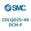 CDLQD25-40DCM-F ロック付薄形シリンダ/複動・片ロッド(オートスイッチ付) CDLQD25 SMC 52043162