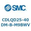 CDLQD25-40DM-B-M9BWV ロック付薄形シリンダ/複動・片ロッド(オートスイッチ付) CDLQD25 SMC 52043171