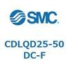 CDLQD25-50DC-F ロック付薄形シリンダ/複動・片ロッド(オートスイッチ付) CDLQD25 SMC 52043196