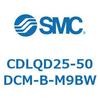 CDLQD25-50DCM-B-M9BW ロック付薄形シリンダ/複動・片ロッド(オートスイッチ付) CDLQD25 SMC 52043214