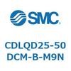 CDLQD25-50DCM-B-M9N ロック付薄形シリンダ/複動・片ロッド(オートスイッチ付) CDLQD25 SMC 52043232