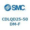 CDLQD25-50DM-F ロック付薄形シリンダ/複動・片ロッド(オートスイッチ付) CDLQD25 SMC 52043257