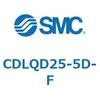 CDLQD25-5D-F ロック付薄形シリンダ/複動・片ロッド(オートスイッチ付) CDLQD25 SMC 52043275